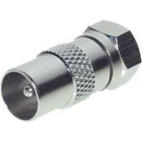 Adattatore coassiale sconn-maximum-connectivity maximum connectivity adapter-iec-stecker auf f-stecker ec nichelato resistente alla corrosione