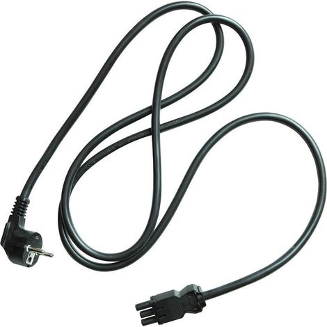 Cable GST18 3 Polos Macho para Enchufe Tipo F de 3m Negro