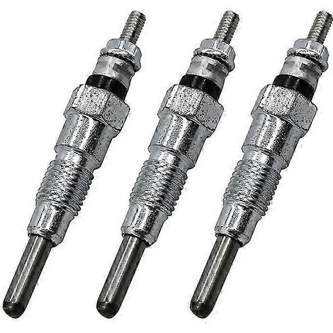 Lot de 3 bougies de préchauffage moteur 10 mm pour moteurs Kubota D650, D750 et D850 (1/5)
