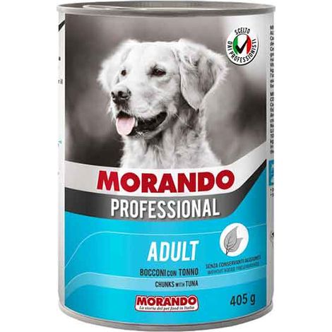 BOCCONI PER CANI MORANDO 1250 gr, Gusto tonno - Per cani adulti Q.TA 12