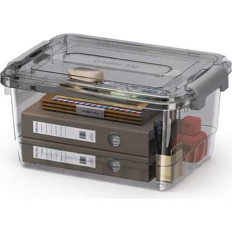 Bac de rangement transparente PP transparent transparent-grand (1/5)