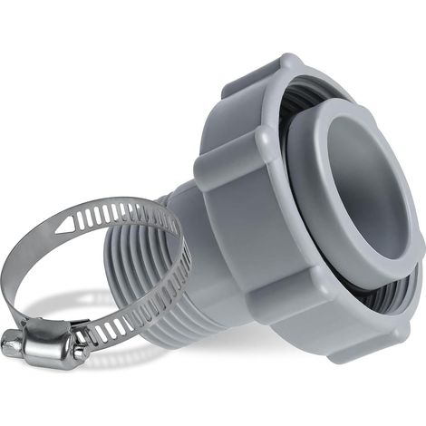 Piscine Adaptateur de Tuyau Connecteur Raccord Vidange pour Série P6 (P6A1420/P6D1420/P6H1420/P6D1420ASS16/ F4D019B-03B) avec Collier Serrage pour Interface Drainage Fond Piscines Accessoires (1/5)