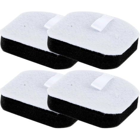 Lot de 4 éponges de rechange pour aspirateur SpinWave+ pour aspirateur sans fil Bissell 3764/37643/3887 pour sol dur pour aspirateur Spin Mop+ (1/4)