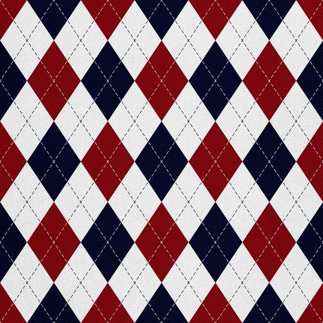 Telas decorativas para exteriores Oxford - Estampado geométrico Argyle 3 (1/5)