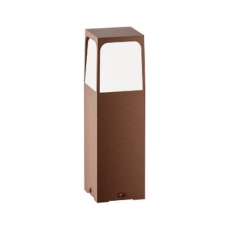 Lampioncino classico gea led ges2021 e27 led ip44 alluminio policarbonato bollard