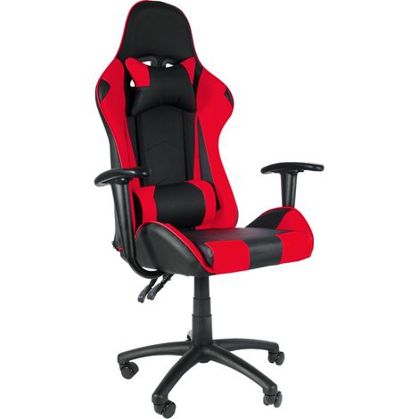 Aga Gaming-Stuhl MR2090 Schwarz - Rot