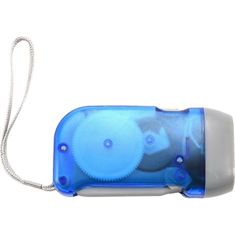 Lampe torche LED à main, mini lampe torche LED d'urgence domestique à dynamo, lampe torche auto-rechargeable (1/4)