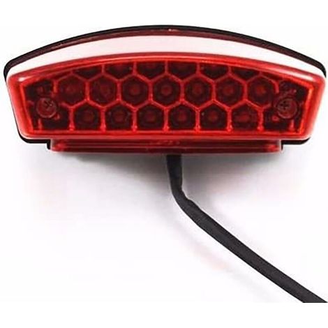 Feu arrière de frein arrière à LED pour moto (rouge) (1/5)