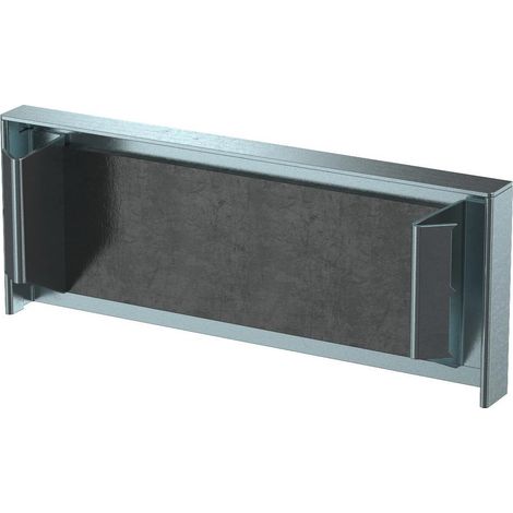 OBO Bettermann Terminale con tessuto antincendio 105x20x41 acciaio zincato a nastro, 7218086