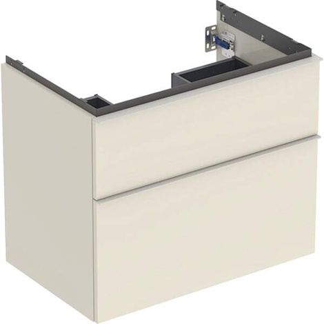 Geberit iCon mueble bajo lavabo, 2 cajones, 74x61,5x47,6 cm,