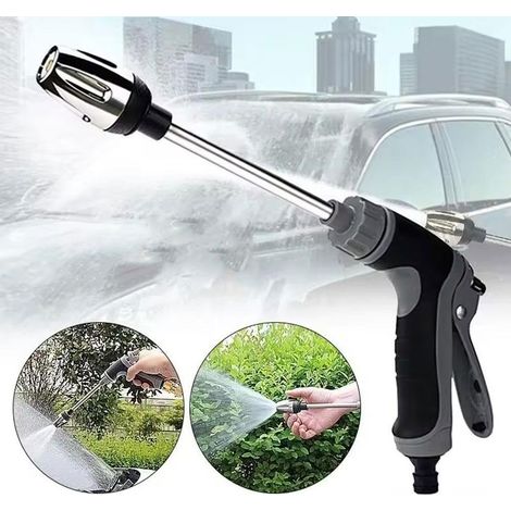 Nettoyeur haute pression portable Aquoxis 360° 3 modes – pistolet de lavage sans outil pour voiture, terrasse et extérieur