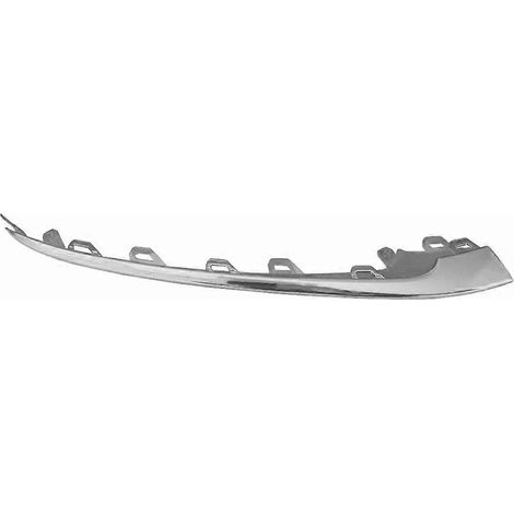 2228857800 Baguette chromée latérale droite de pare-chocs avant compatible avec Mercedes-Benz Classe S W222 (2018, 2019, 2020) (1/5)