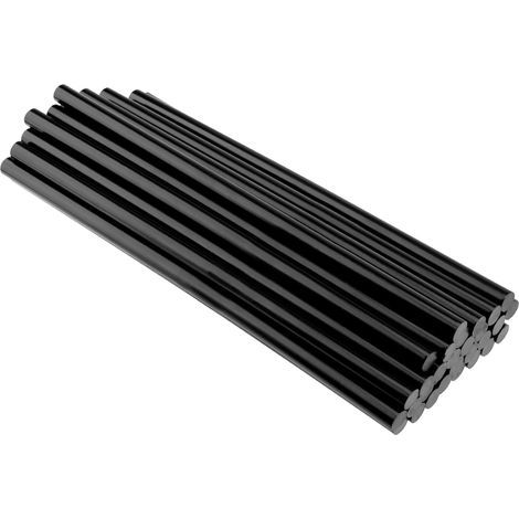 Pack of 30 Black Hot Glue Sticks 11 mm x 27 cm, Hot Melt Glue Sticks for Glue Guns, DIY, Bodywork and Repair (1/5)