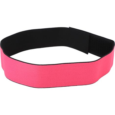 Serre-tête maquillage élastique à fixation facile, polyester auto-agrippant, 2 coloris, 3,5 cm de large, bandeau facial pour sport et yoga (1/5)