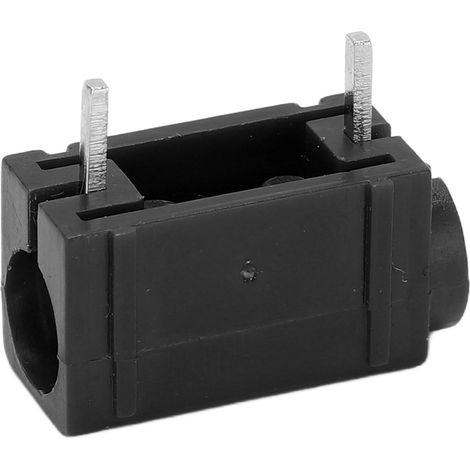 5er-Packung 4-mm-Bananenstecker aus vernickeltem Messing, Leiterplattenanschluss für Multimeter, professionelles Zubehör, schwarz (1/5)