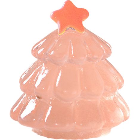 Figurine de bonhomme de neige de Noël avec lumière éclatante Sculpture en résine à collectionner pour décoration de bureau - Adorable veilleuse (Sapins de Noël) (1/5)