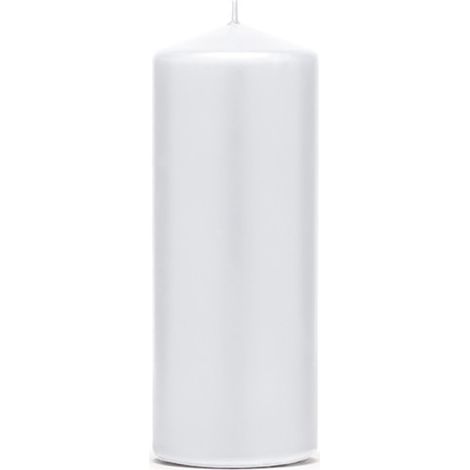 Bougie blanche mate, 15 cm (1/5)