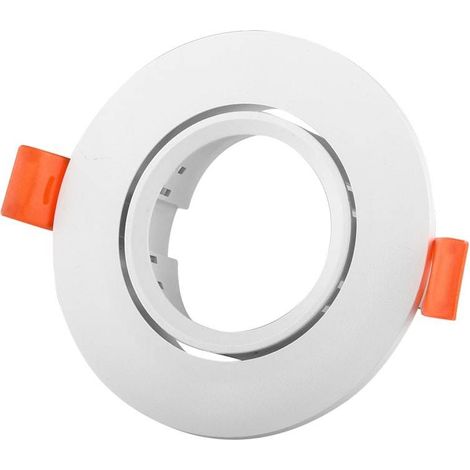 Aro Downlight Circular Basculante Para Bombilla GU10 / MR16 - - Blanco (1/5)