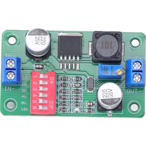 Lot de 5 modules régulateurs abaisseurs DC-DC LM2596SADJ avec affichage des tensions réglables 3,3V/5V (1/5)
