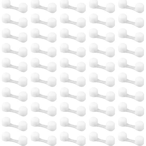 50 Pièces Filtres Nasaux en Eponge, Filtres Nasaux Respirants et Invisibles, pour Lutter Contre la Poussière, les Poils Danimaux, le Pollen et le Sprays de Protection Solaire (1/5)