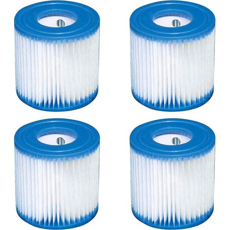 AIDUCHO Cartouches de filtre de piscine H de rechange 29007E pour Intex Replacement Swimming Pool Filter Cartridge (4 Filters) (1/5)