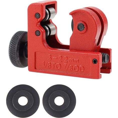 Mini Pipe Cutter, Pipe Cutter, Adjustable Mini Pipe Cutter 3-22mm for Copper, Brass, PVC, Plastic and Aluminum Pipes