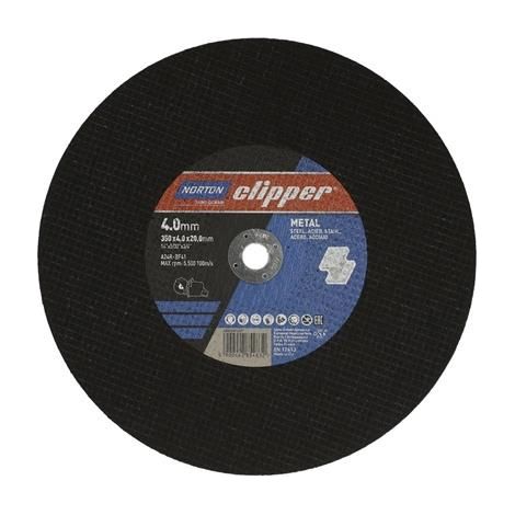 Trennscheibe D350x4,0mm Tipo 41 Metal Bohr.20mm NORTON CLIPPER (1/2)