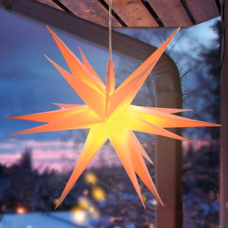 esotec Solar Leuchtstern Ø35cm für außen Weihnachtsstern Weihnachts-Deko 102573 (1/5)