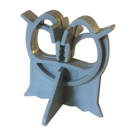 Moncoffrage – Cale d'armature enrobage 40 mm – Pour fer de Ø 4 à 12 mm – Sac de 1250 pièces – Appui stable, peu de marquage au décoffrage