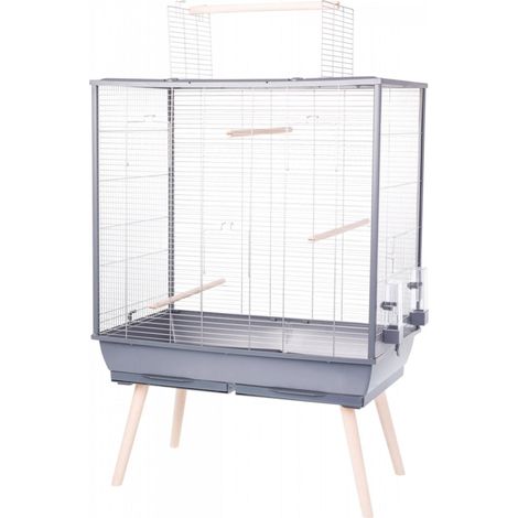 Zolux Neolife Cage pour Oiseaux Gris Scandinave