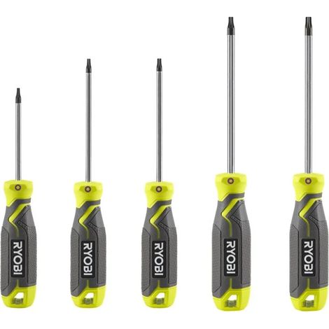 Ryobi RHSDST5 Set Giraviti Magnetici Punte Magnetiche Antiscivolo 5 Pezzi