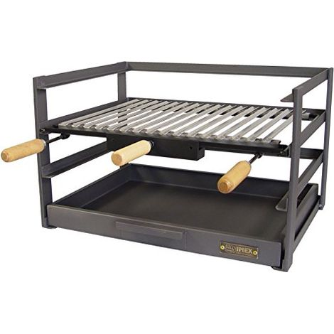 IMEX EL ZORRO Cassetto Barbecue con griglia, Nero, 72 x 41 x 35 cm, 71479.0 (1/3)