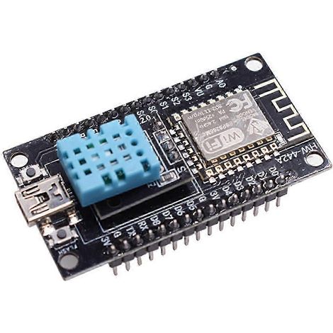 Capteur de température et d'humidité nouvelle version avec carte de développement CH340 et interface série Wi-Fi étendue ESP8266 (1/5)
