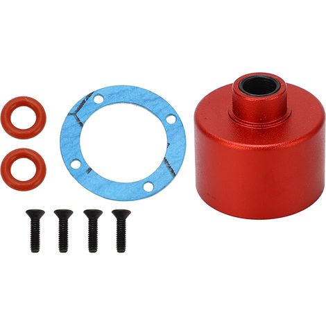 Boîtier de différentiel en alliage d'aluminium anodisé rouge pour Losi Baja Rey, Lock Rey, Hammer Rey 1/10 (1/5)