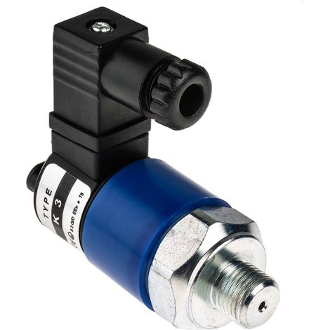 Interrupteur de pression RS PRO K3, 10 bars max, G 1/4, sortie Ajustable ( Prix pour 1 ) (1/4)