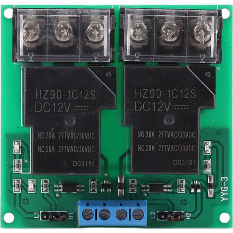 Module Relais d'Isolation Bidirectionnel 30A Haute Puissance YYG-3 DC12V (1/5)