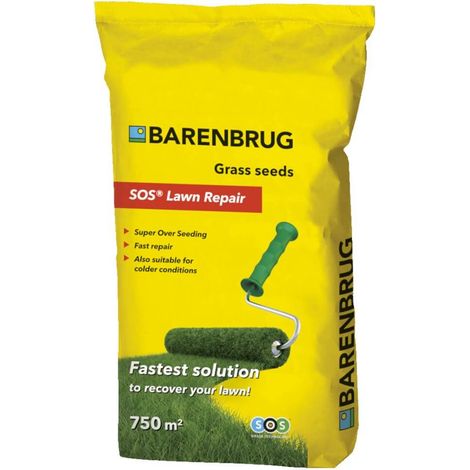 BARENBRUG SOS Lawn Repair Yellow Jacket 15 kg Reparaturrasen Rasenregeneration