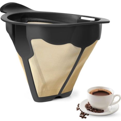 Wiederverwendbare Kaffeefilter eignen sich als Zubehör für Kaffeemaschinen. (1/5)