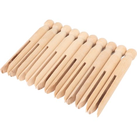 Lot de 10 enrouleurs de câbles en bois, grande taille, rainure creuse, robustes et lisses, pour ranger les tiges d'enroulement de câbles.