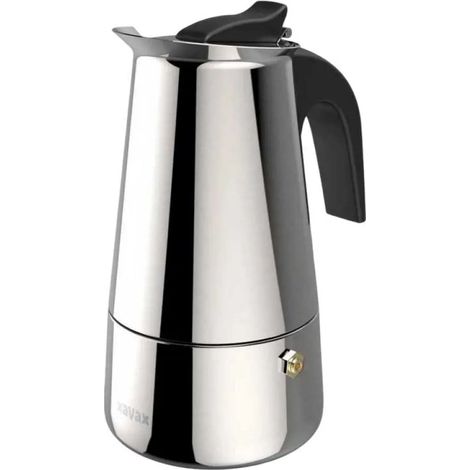 Cafetera xavax espresso maker capacidad 200ml acero (1/3)