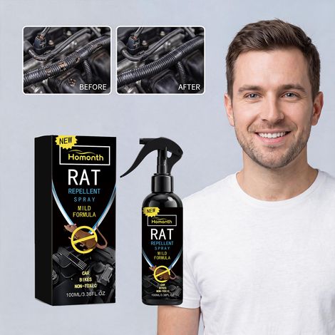 Mäuseabwehrspray, praktisch für Zuhause, Garage, Automotor, Innen- und Außenbereich – 100 ml -- BIEMMEDUE (1/5)