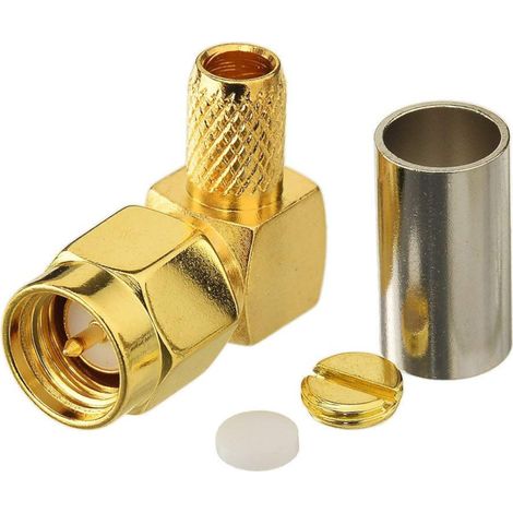 Connettore SMA per cavo H155, angolato (1/2)