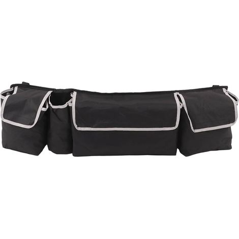 Organisateur de coffre de banquette arrière de voiture, organisateur de coffre de banquette arrière de voiture pliable sac de suspension arrière de siège de voiture étanche assez d'espace boîte de sus (1/5)
