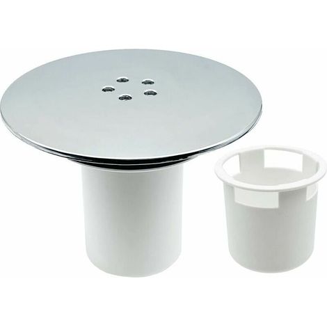 Couvercle De Drain De Douche - 90 mm - Finition Chromée - Pour Bac De Douche Standard - 1 Pièce (1/5)