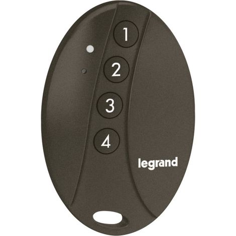 Télécommande de poche 4 ordres pour appareils connectés - noir (199147)