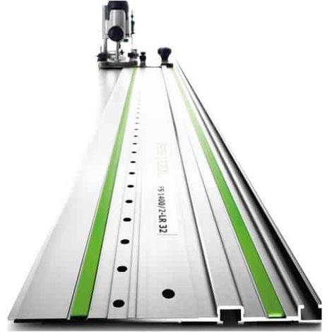 Festool – Rail de guidage pour défonceuse – Accessoire pour scie sur table – Pour bois dur – 491622