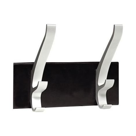 UNILUX Wandgarderobe Cypr es 100340804 2Haken sw-N9199124464