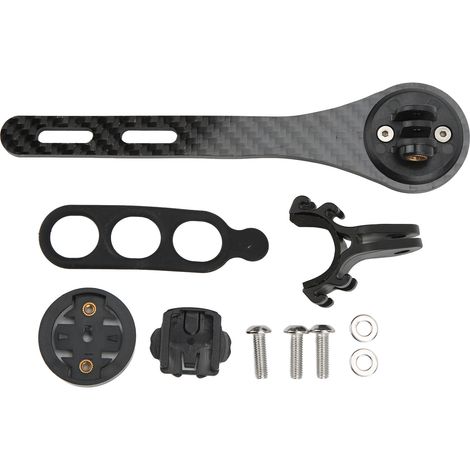 Integrierte Fahrradcomputerhalterung für den Lenker, aus Kohlefaser und Aluminiumlegierung, zur Befestigung eines Fahrradcomputers (1/5)