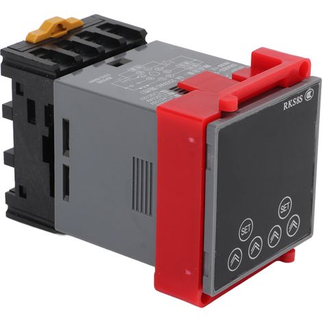 Zeitrelais mit LCD-Anzeige, multifunktionales, flammhemmendes PP-Gehäuse, Verzögerungstimer für Automatisierungsgeräte, AC220V (1/5)