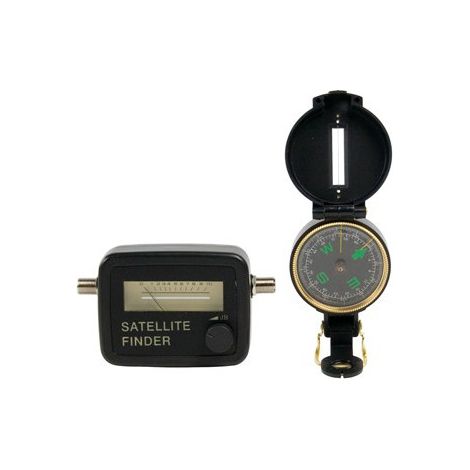Kit Satfinder Pointeur Satellite KÖNIG - Boussole - Câble (1/3)